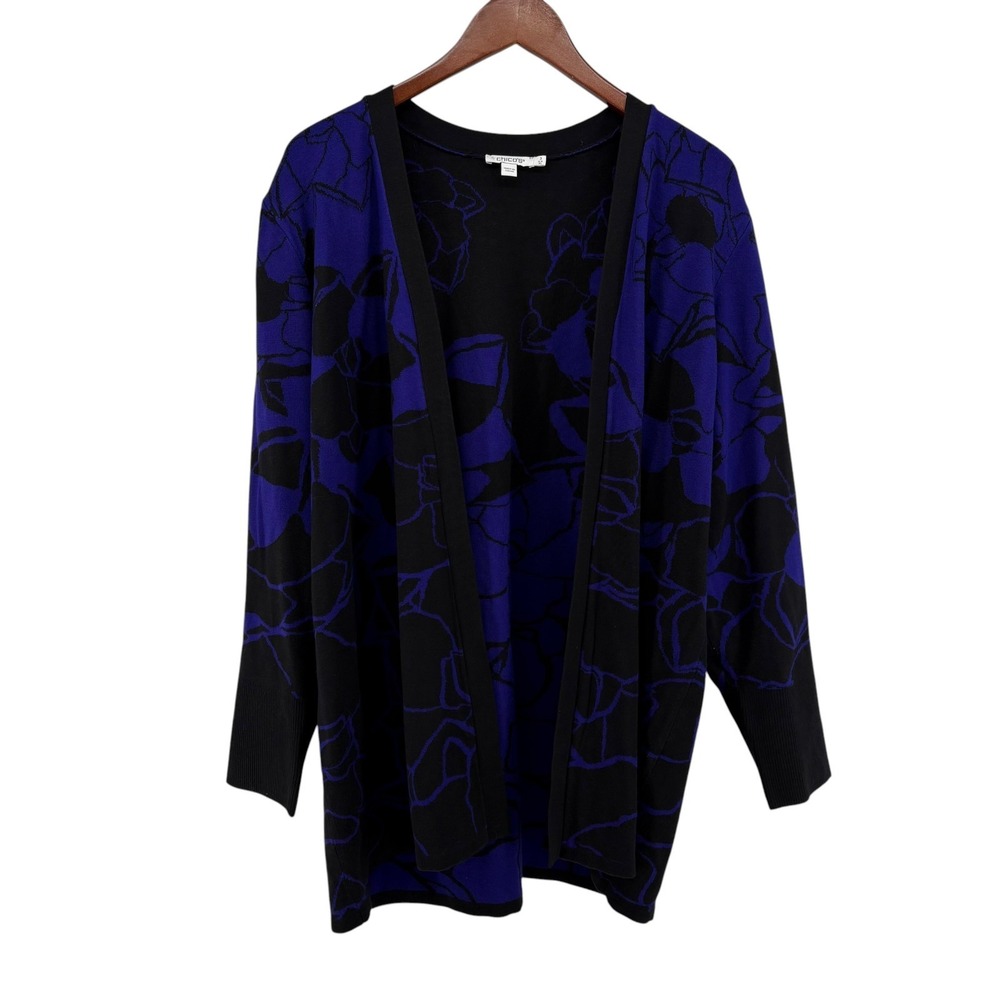 Chico's‎ Florentia Floral Cardigan XL